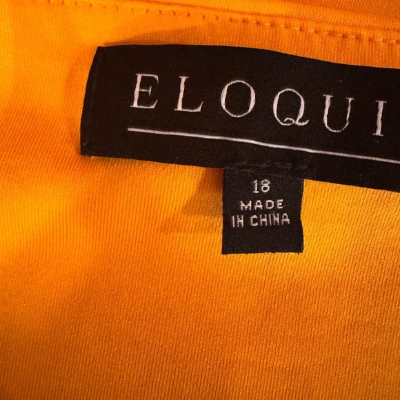 ELOQUII Bandeau Orange Beach Size 18 - Picture 5 of 8